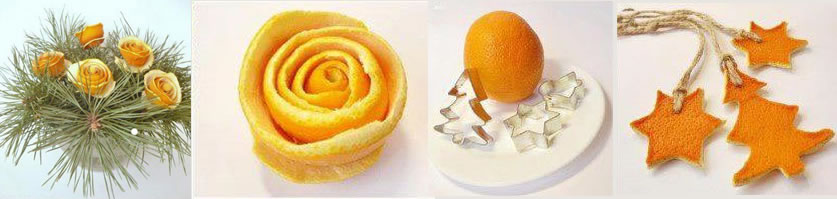 Decorazioni natalizie arance