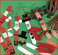 Lavoretti di Natale: Decorazioni bastoncini di Natale